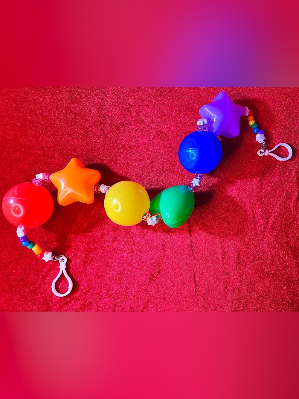 Rainbow Ballpit Belt Chain